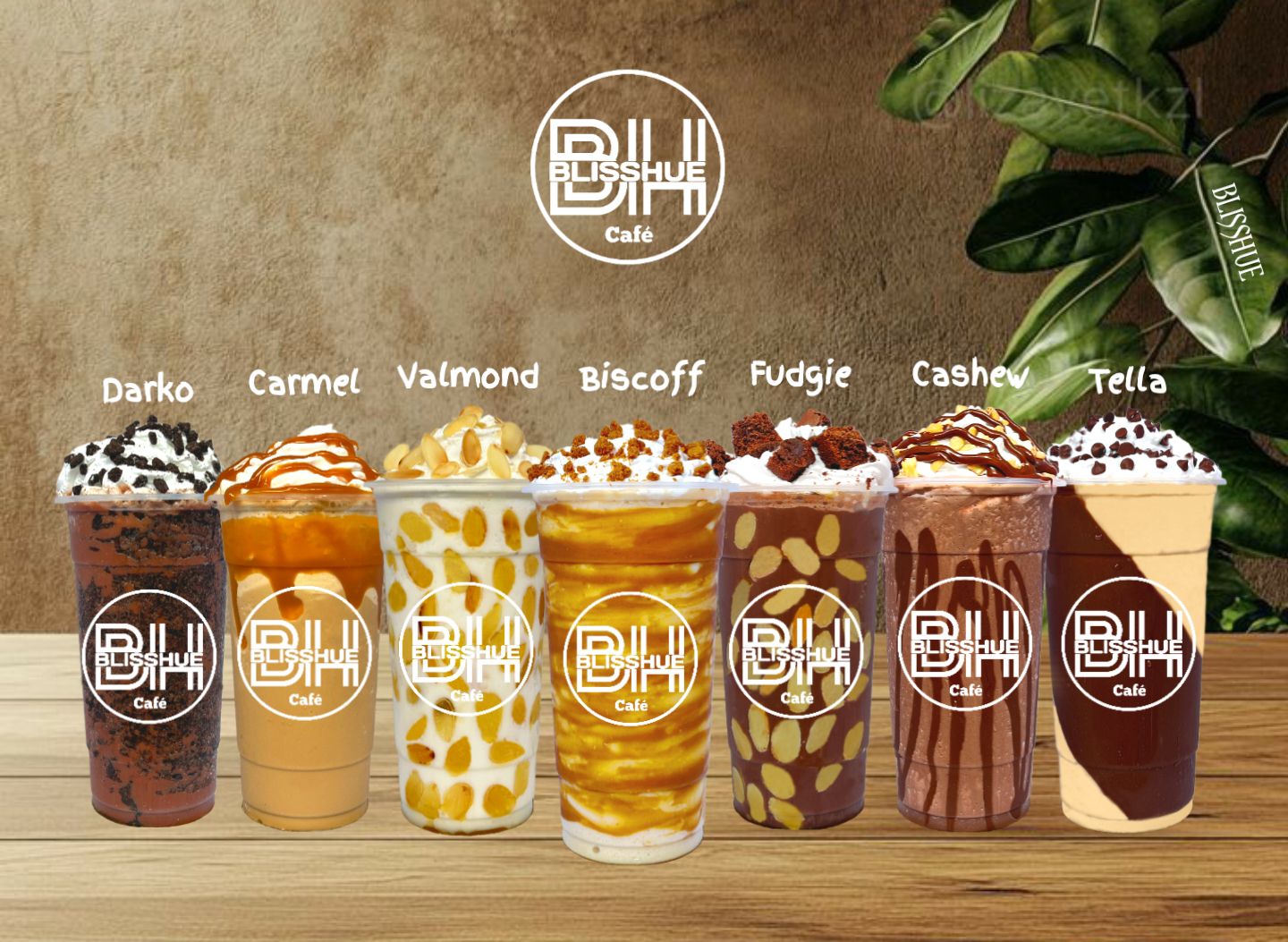 Bliss Hue Café drinks